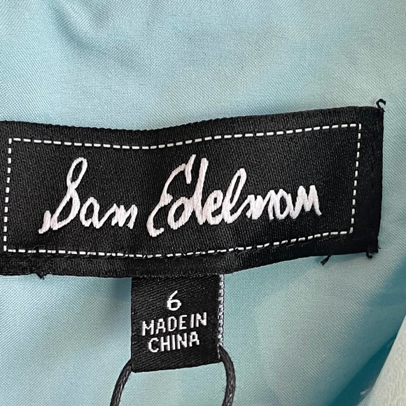 SAM EDELMAN Satin Cutout Midi Dress Mint Women's Size 6 NWT - Picture 9 of 10